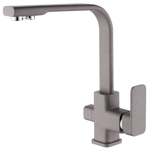 12025-A Смеситель(БЕЖ. ПЕСОЧ)с фильтром GANZER (10/1шт)