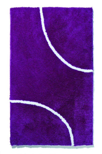 Batex Dacapo, односторонний прямоугольный коврик из 100% полиакрила, размер 60x100 см, цвет баклажан