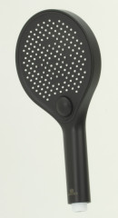 3307-C  Лейка массажная 3 позиции, кнопка (ЧЕРНЫЙ) GANZER  (40/1шт)