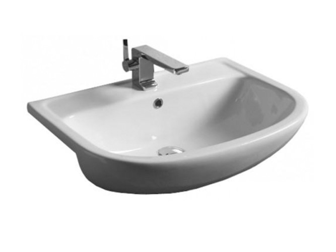 Раковина полувстраиваемая SIMAS LAVABI S 57 bia