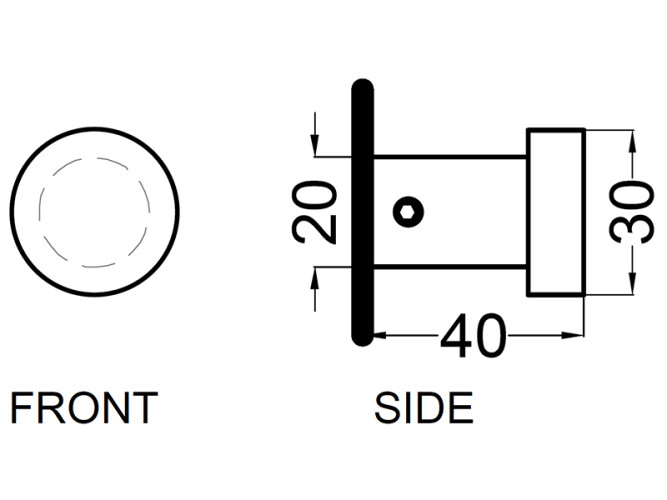 Крючок CIELO ACCESSORIES ACGA2 AL