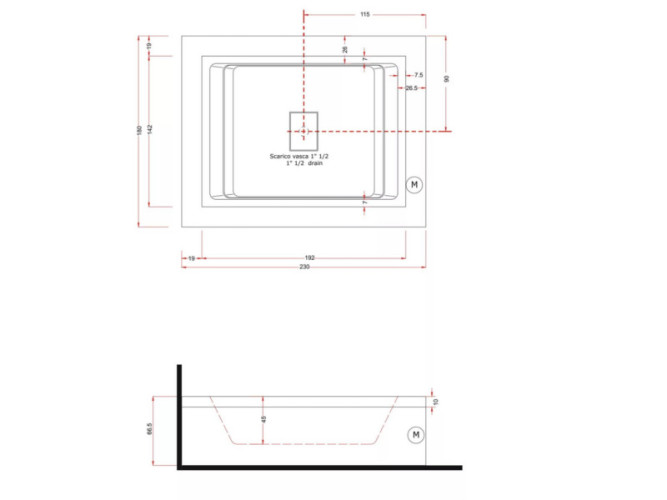 Ванна гидромассажная TREESSE FUSION 230 V863D/М863F/V863LD/S/CROL