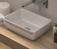 IBX, керамическая накладная раковина Horus, цвет белый