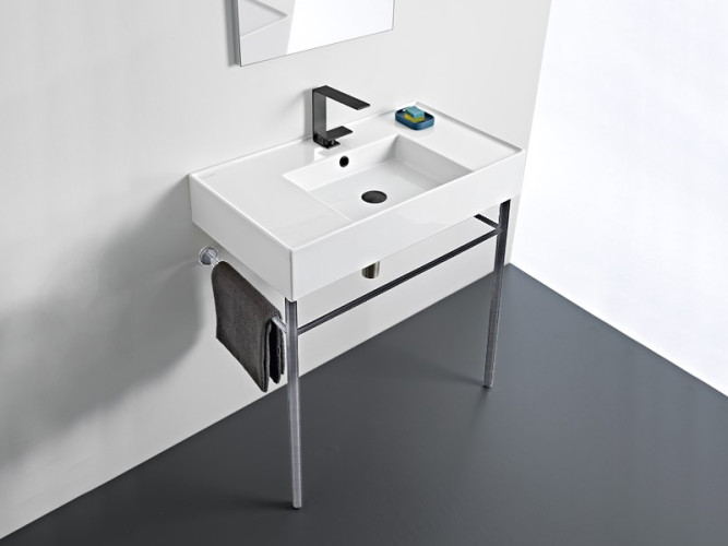 Консоль под раковину Scarabeo TEOREMA 10061/CR