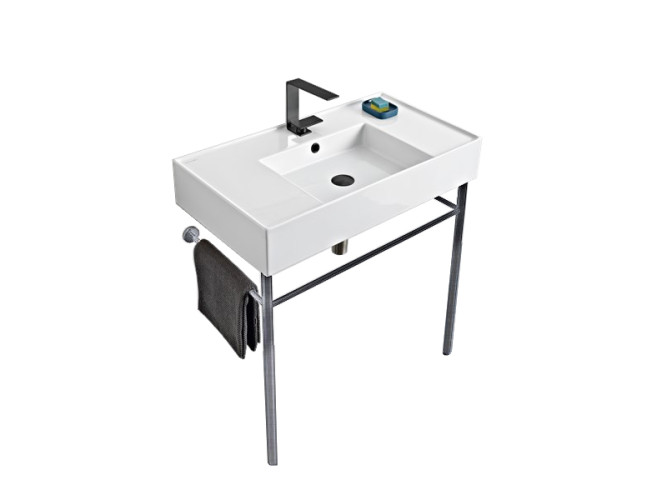 Консоль под раковину Scarabeo TEOREMA 10061/CR