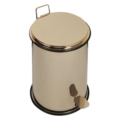 Ведро мусорное 11л, D26, H40 cm, золото Migliore Migliore