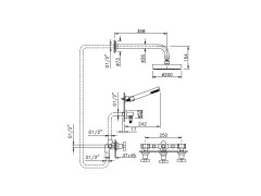 Душевой комплект NICOLAZZI M.CROCE 2233CR27