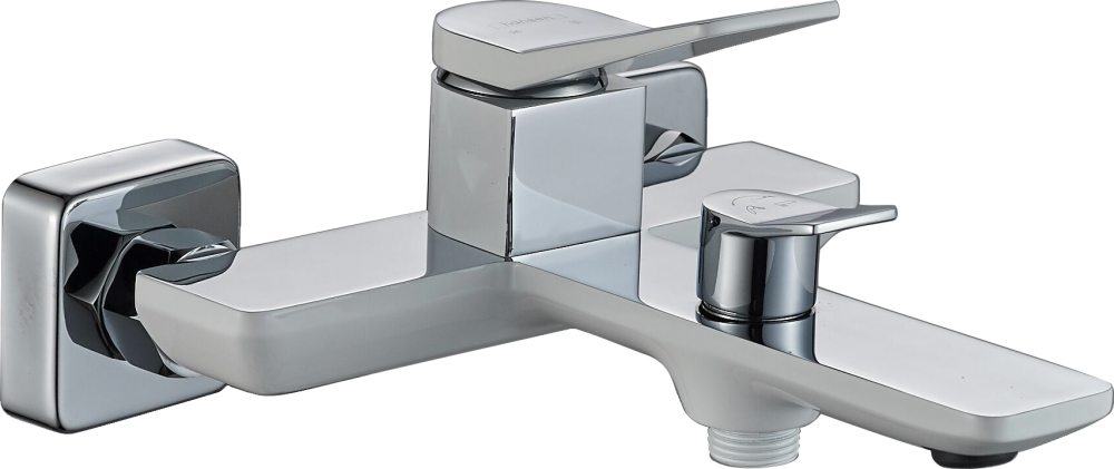 30099-F Смеситель для ванны (бел/хром) латун HansenPRO  (10/1шт)