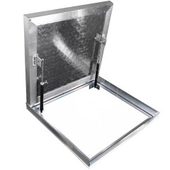 Люк напольный универсал люкс 80/80 (ш/в гл 5,4) с амортизаторами