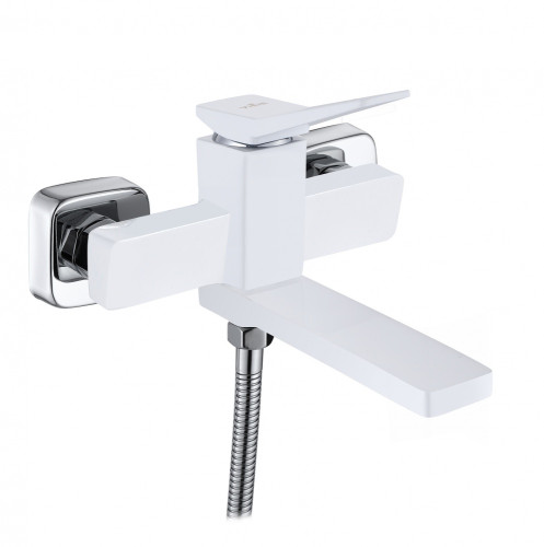 423531-F Смеситель од. для ванны кор. (БЕЛЫЙ) ViEiR (10/1шт)