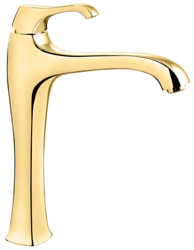 Emmevi Ares, однорычажный кухонный смеситель (излив 21,6 см), без донного клапана, цвет золото