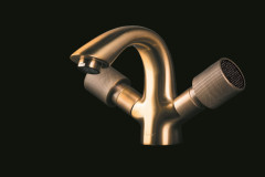 Смеситель для умывальника ROYAL CRYSTAL black, бронза_Комплект