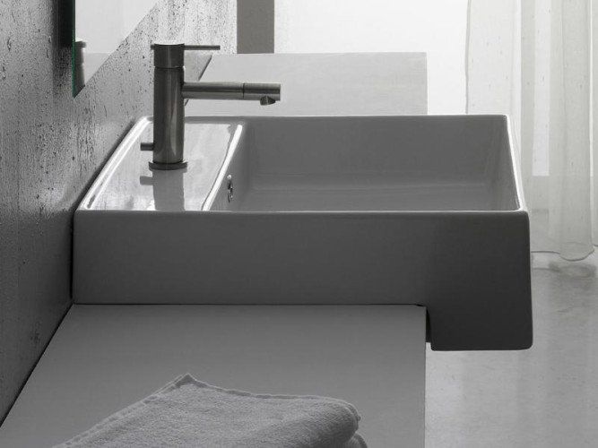 Раковина полувстраиваемая Scarabeo TEOREMA 8031/D