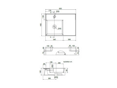 Раковина накладная/ подвесная Scarabeo TEOREMA 2.0 5114/RENR