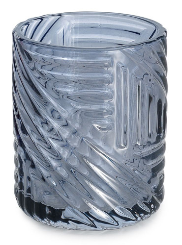 Gedy Corinne, настольный стеклянный стакан, цвет голубой