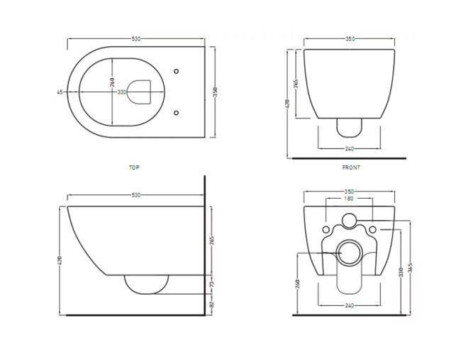 Унитаз подвесной CIELO ENJOY EJVSK