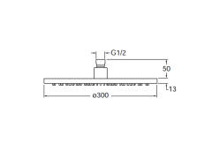 Верхний душ CRISTINA SANDWICH PD55892