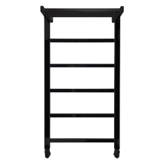 Полотенцесушитель водяной Comfysan Marte-K W-6 80/40 с полкой, черный