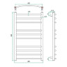 Полотенцесушитель ГРОТА ECOCALMA 48/90