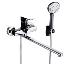 263541-C Смеситель од. для ванны дл. (чер/хром) ViEiR (10/1шт)