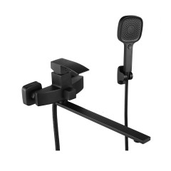 433541-C Смеситель од. для ванны дл. (ЧЕРНЫЙ) ViEiR (10/1шт)