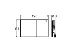 Панель смыва Prevista для унитазов VIEGA PREVISTA DRY 773595