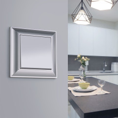 W1112006/ Выключатель одноклавишный проходной (серебряный) W1112006