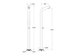 Душевая колонна для помещений CRISTINA Colonne Doccia da Esterno / Interno WX51028