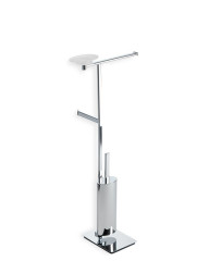 Stil Haus Diana, стойка: дозатор + полотенцедерж. + бумагодержатель + ёрш металлический, цвет хром