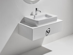 Выдвижной модульный ящик SIMAS HENGES HEM01 bianco/chromo