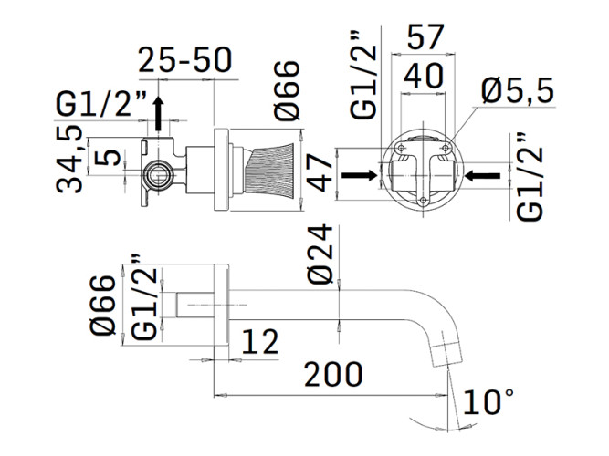Смеситель для раковины MAMOLI TOKYO 48770000T021