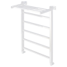 Полотенцесушитель водяной Comfysan Marte-K W-6 80/50 с полкой, белый