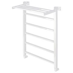 Полотенцесушитель водяной Comfysan Marte-K W-6 80/50 с полкой, белый