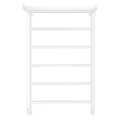 Полотенцесушитель водяной Comfysan Marte-K W-6 80/50 с полкой, белый