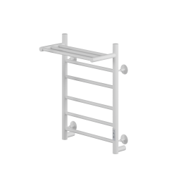 Полотенцесушитель Электрич.кабельный Ника WAY-2 60/40 с полкой RAL9016 белый матовый U