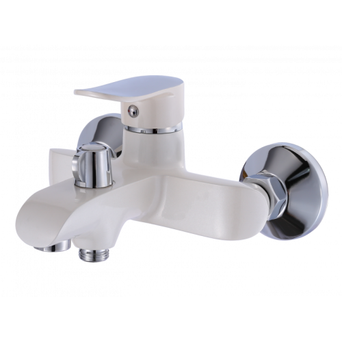 30003-F Смеситель для ванны (БЕЛЫЙ) HANSEN (10/1шт)