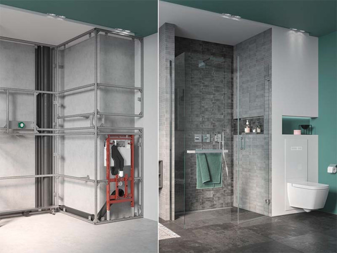 Модуль для подвесного унитаза TECE Teceprofil 9300500