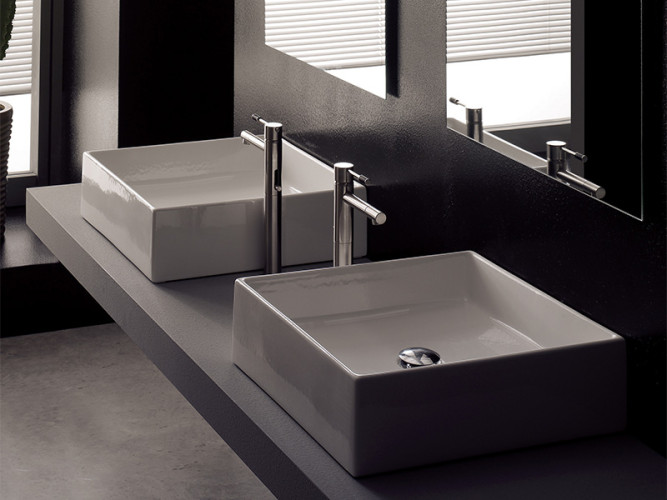 Раковина накладная/  подвесная Scarabeo TEOREMA 8031/R40