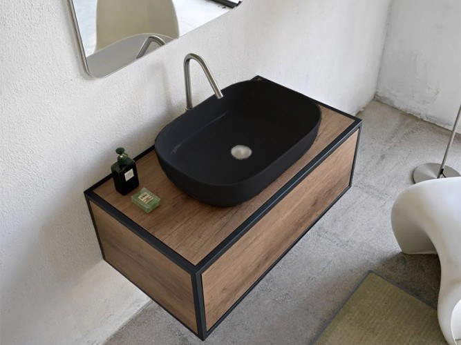 Раковина накладная Scarabeo GLAM 1804/35