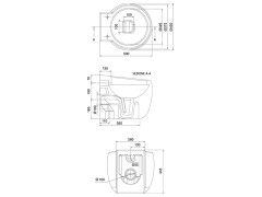 Унитаз напольный Scarabeo PLANET 8401