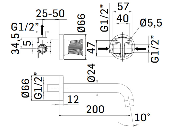 Смеситель для раковины MAMOLI TOKYO 48770000T02P