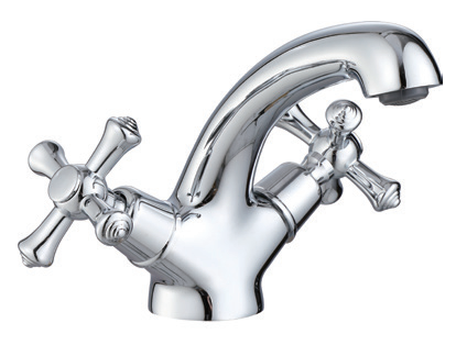 210111 Смеситель 2-руч. для раковины (ЛИТОЙ) ViEiR (10/1шт)