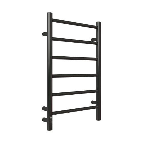 Полотенцесушитель Электрич. с/т GROIS Laura GR-131 400x 700 П6 RAL9005 L черный матовый