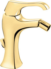 Emmevi Ares, однорычажный смеситель для биде с донным клапаном, цвет античное золото