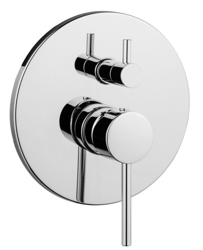 Emmevi Piper, однорычажный встраиваемый смеситель для душа на 3 выхода с дивертером, цвет бронза