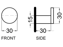 Крючок CIELO ACCESSORIES ACGA1 NM