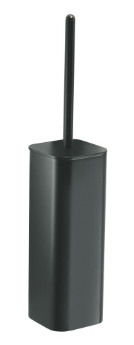 Gedy Outline, напольный металлический ерш, цвет черный матовый