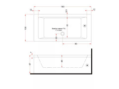 Ванна с гидромассажем TREESSE DREAM V831G/V078F/V071D/CROLED