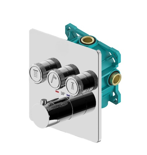 Комплект встраиваемого термостатического смесителя для душа KITPSB2903CR