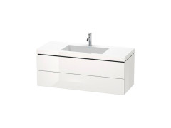 Тумба с раковиной подвесная DURAVIT L-CUBE LC6929O2222